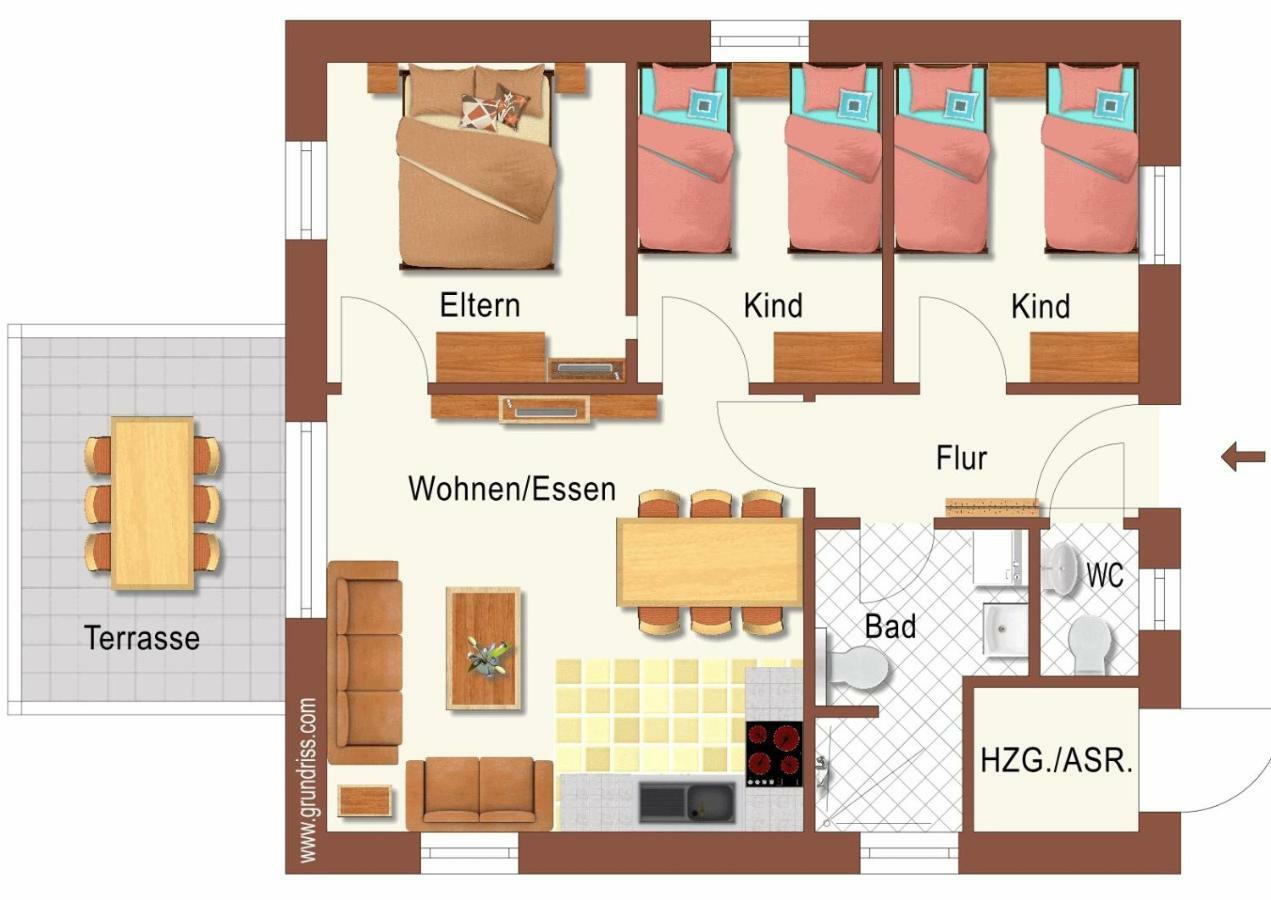 Emsperle Villa Oberlangen ภายนอก รูปภาพ